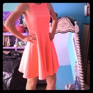 Coral dress